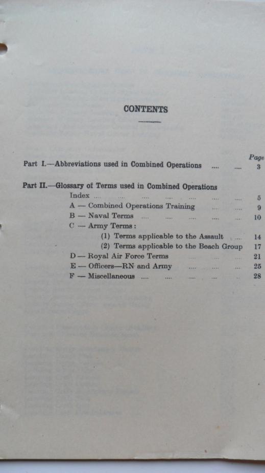 1944 Abbreviations & Definitions No. 10 Training Pamphlet.