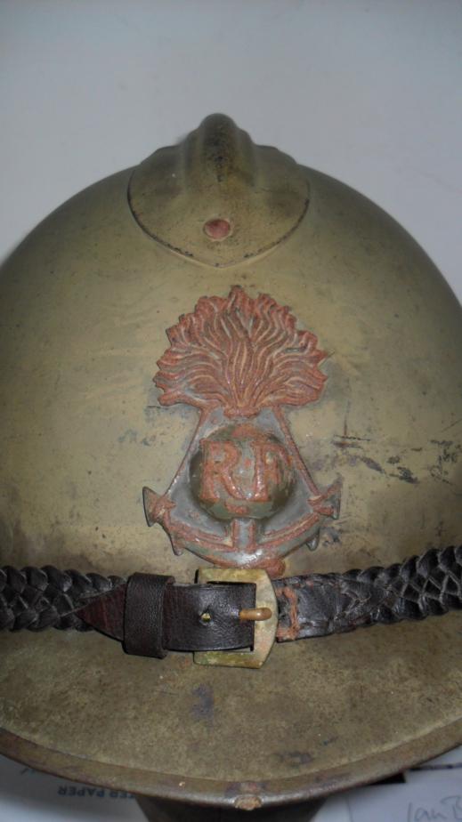  WW2 French Officers M26 Adrian Helmet