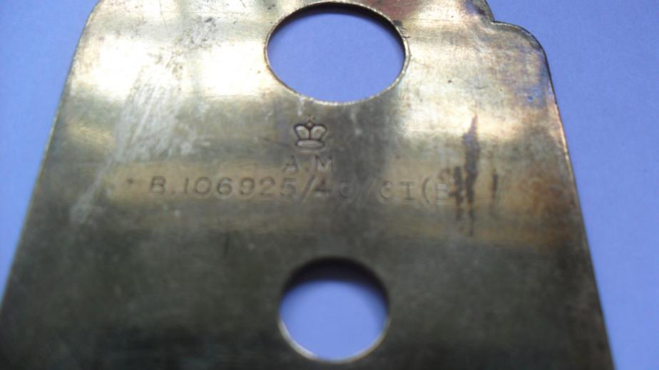 WW2 Air Ministry Brass Button Slider 1940