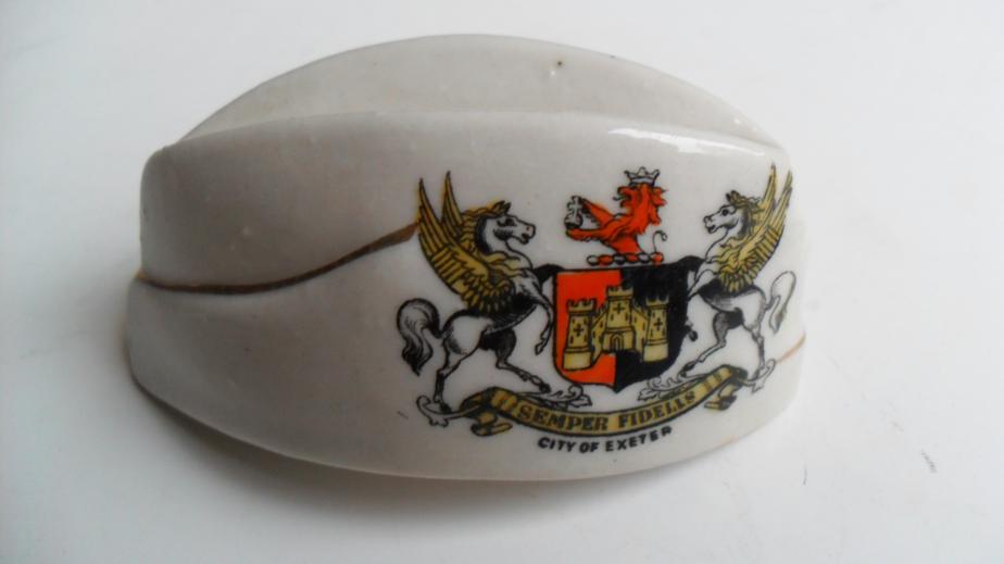 Carlton Crested China Field Service Hat
