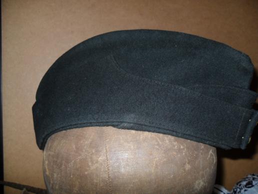 Early 20th Century British Black Field Service Cap