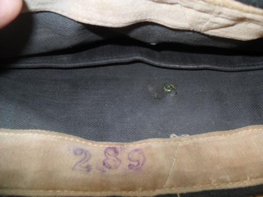 Early 20th Century British Black Field Service Cap