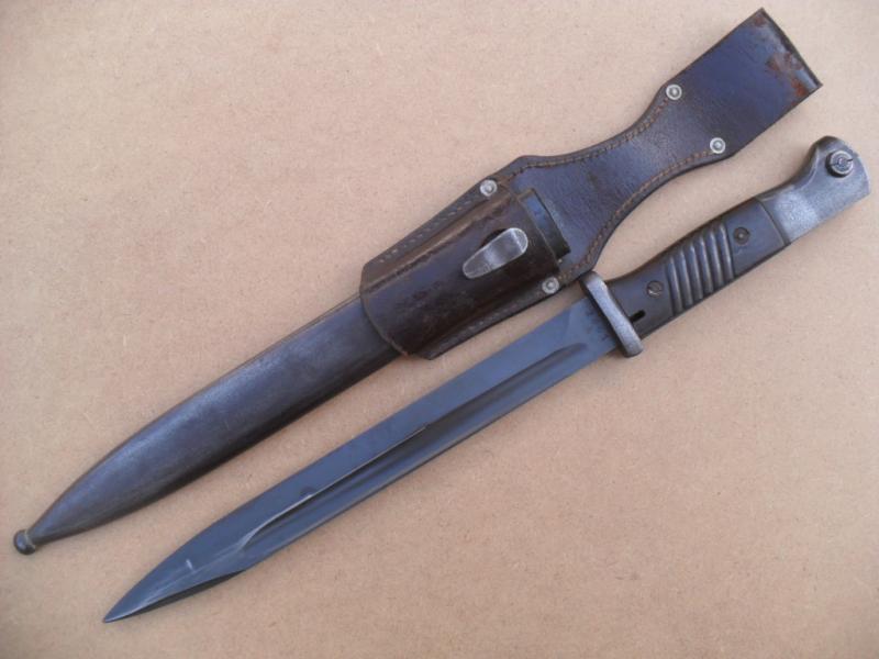 WW2 German 84/98 Bayonet (Matching Number)+ Luftwaffe Frog