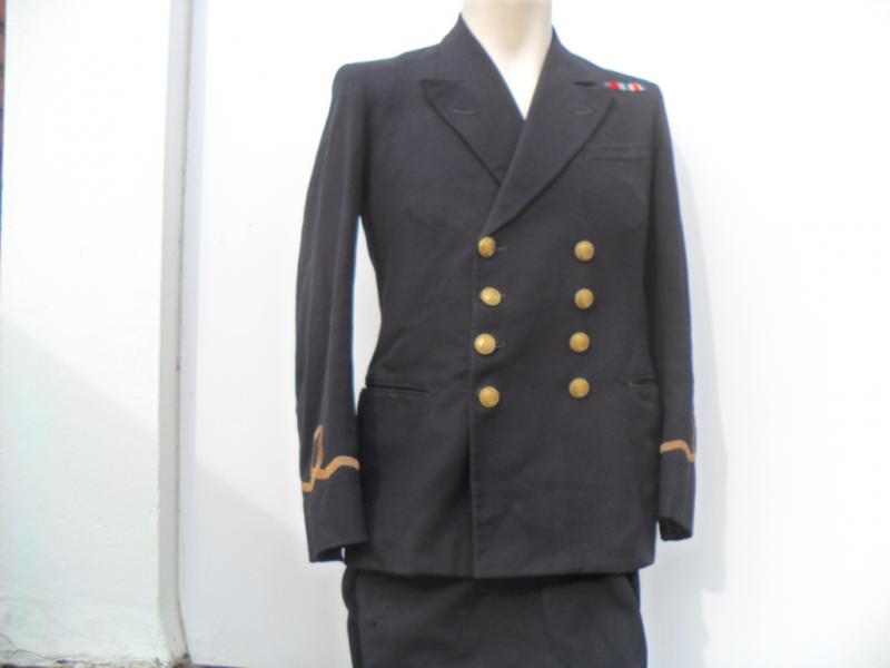1944 Named RNVR Officers Tunic & trousers