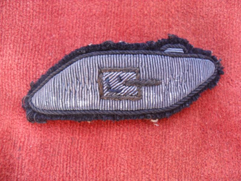WW2 Royal Tank Regiment Bullion Arm Badge