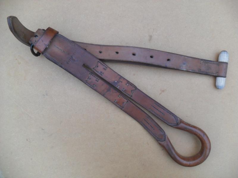 WWII Horse / Mule Harness Crupper & Toggle Pull Strap 