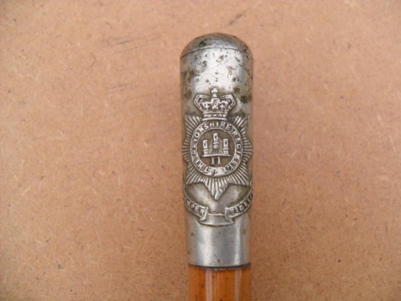 Victorian Devonshire Regiment Swagger Stick