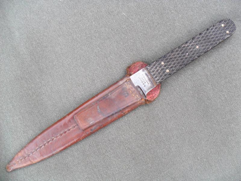 WW1 British Trench / Boot Knife (S.Hibbert & Son, Sheffield)