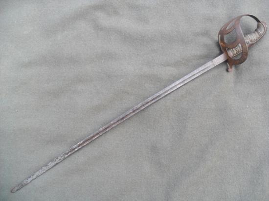 Scarce 19th Century Child`s Prussian Model 1852 Sword (Named)