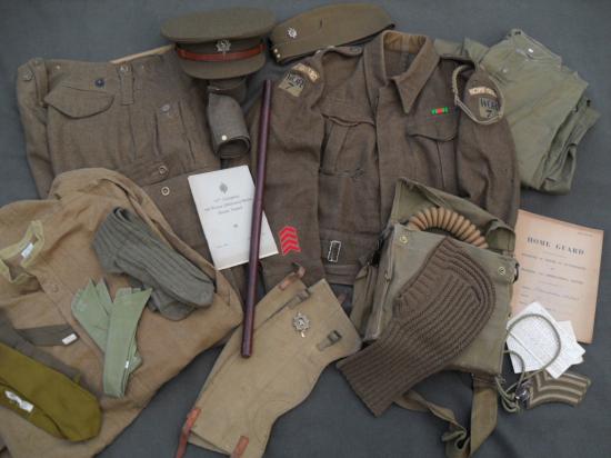 Extremely Rare Home Guard Officer's Uniform Group