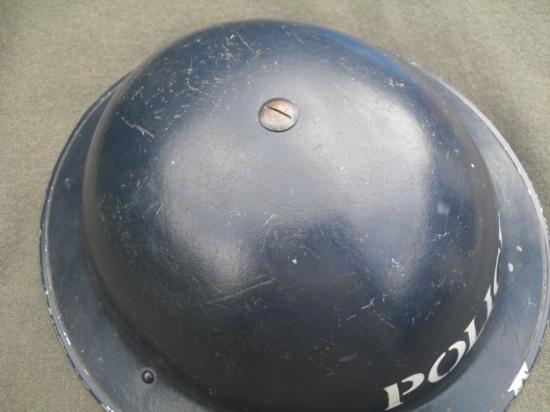 Superb 1939 Home Front Police MKII Steel Helmet
