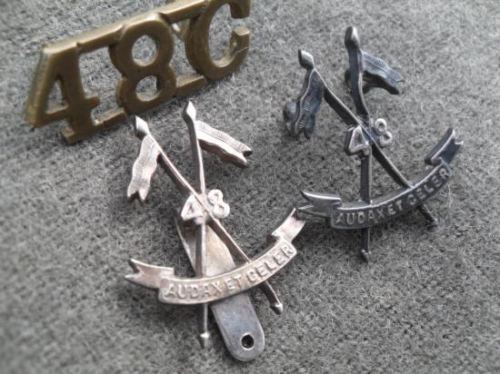 WW2 Indian Army - 48th Cavalry Regiment Badge Group