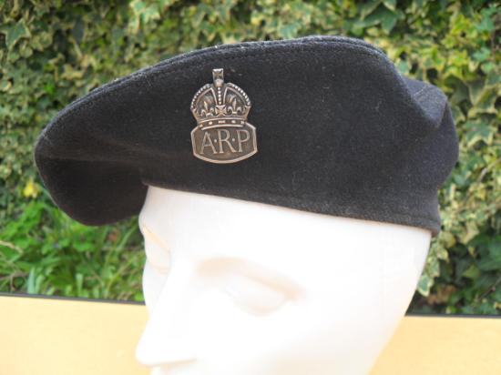 Scarce Early WW2 ARP 68A Austerity Pattern Beret