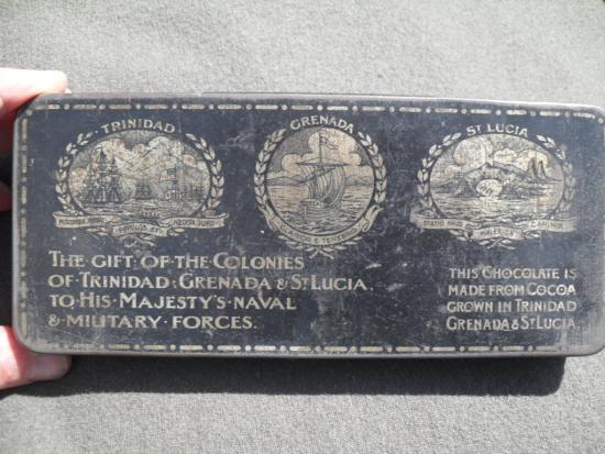 WW1 Gift From The Colonies Chocolate Tin