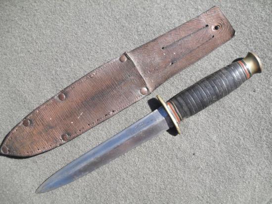 WW2 British Private Purchase Fighting Knife - Popular With Commando's & US Troops