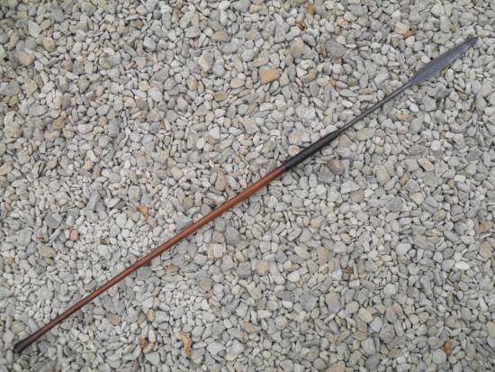 Late 19th Century Zulu Isijula Throwing Spear