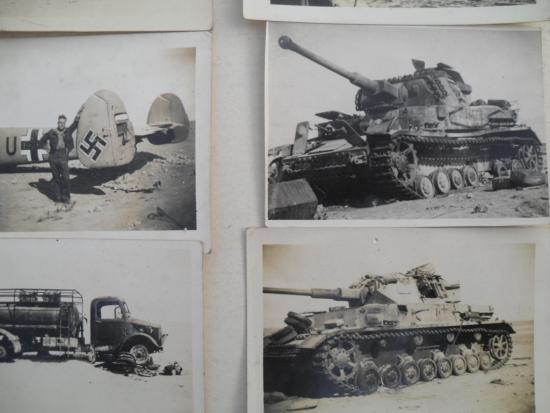 1942 Western Desert Afrika Korps Vehicle Graveyard Photo Group (EL Daba)