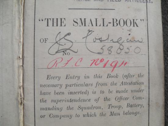 1912 Early RFC Flight Sergt's Ephemera Group No.194 (Killed in the Field 1915)