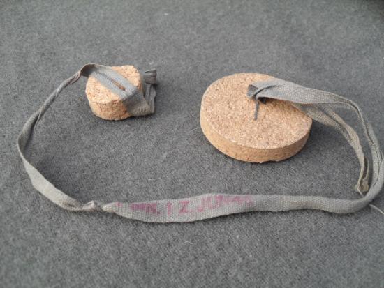 1945 Cork Bungs For British MkII Lightweight (Airborne) Respirator