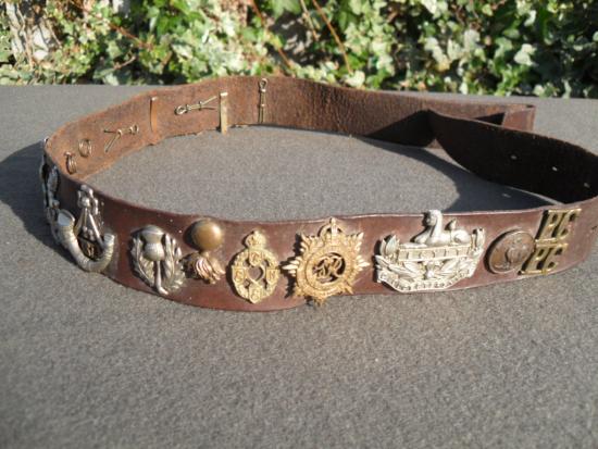 WW1-WW2 British Army Souvenir Belt