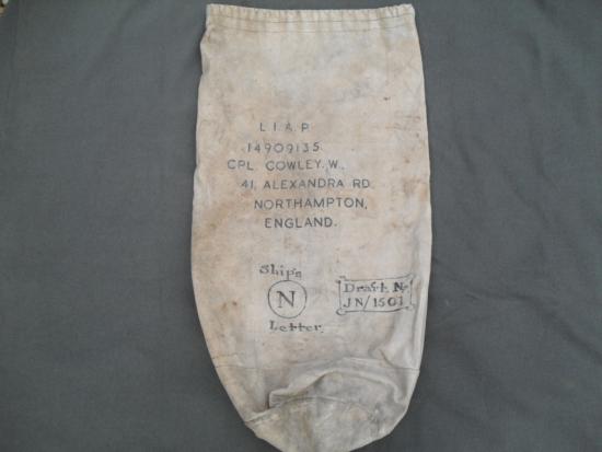 1942 Dated Indian-Made British Army Issue Kit Bag