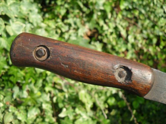 1945 British Indian Army Machete & Scabbard (A/F)