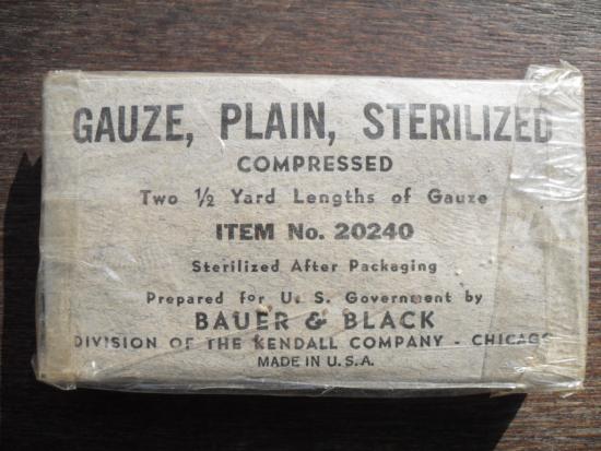 WW2 U.S Military Medical Plain Gauze