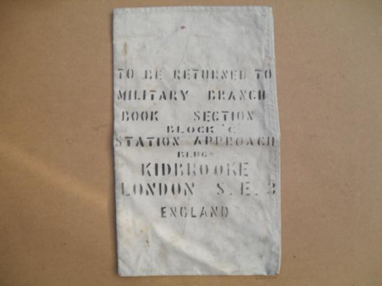 1917-1968 RAF Kidbrooke (S.E.London) Military Book Section 'Returns' Bag