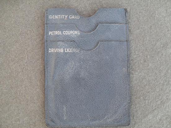 Homefront Identity Card & Petrol Coupons Leather Wallet