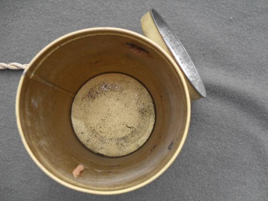 WW2 British Civilian Gas Mask Tin (Highgate, London Address)