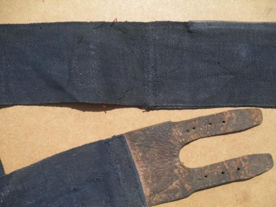 WW2 Printed Combined Operations Formation Sign On Royal Navy Money Belt
