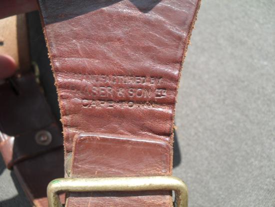 WW2 03 Pattern Leather 50-Round Bandolier South African Issue