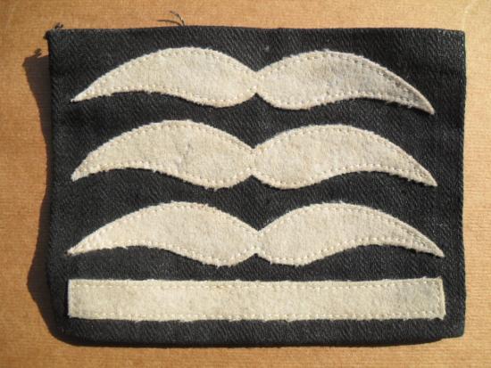 WW2 Luftwaffe Officer's Flight Suit Rank Insignia - Captain (HBT/Drillich Backed)