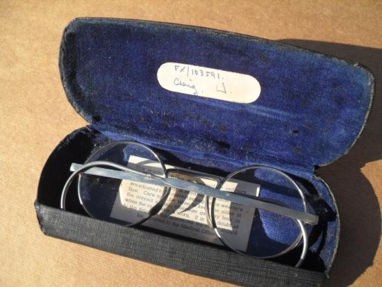 WW2 British Military Respirator Spectacles (Royal Fleet Air Arm)