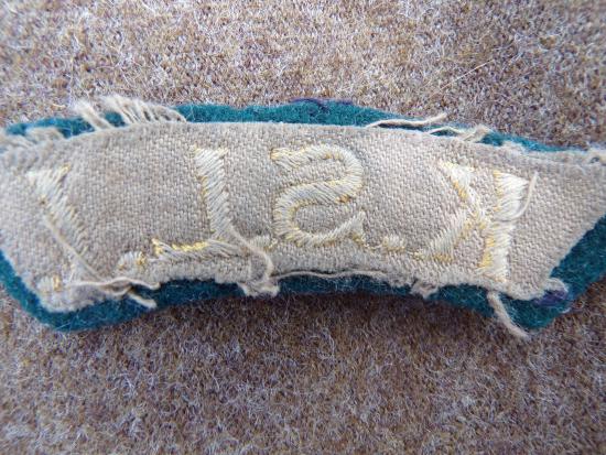 WW2 1st Battalion King's Shropshire Light Infantry (K.S.L.I) Shoulder Title