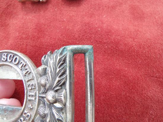 London Scottish Rifles Volunteers Officer's Waist Belt Clasp