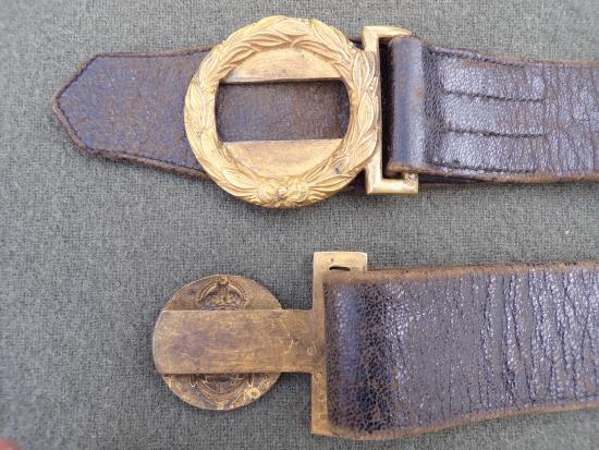 Edwardian - WW1 Royal Naval Reserve Officer's Belt